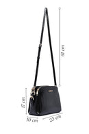 Women's Black Long Strap Crossbody Bag | Derimod