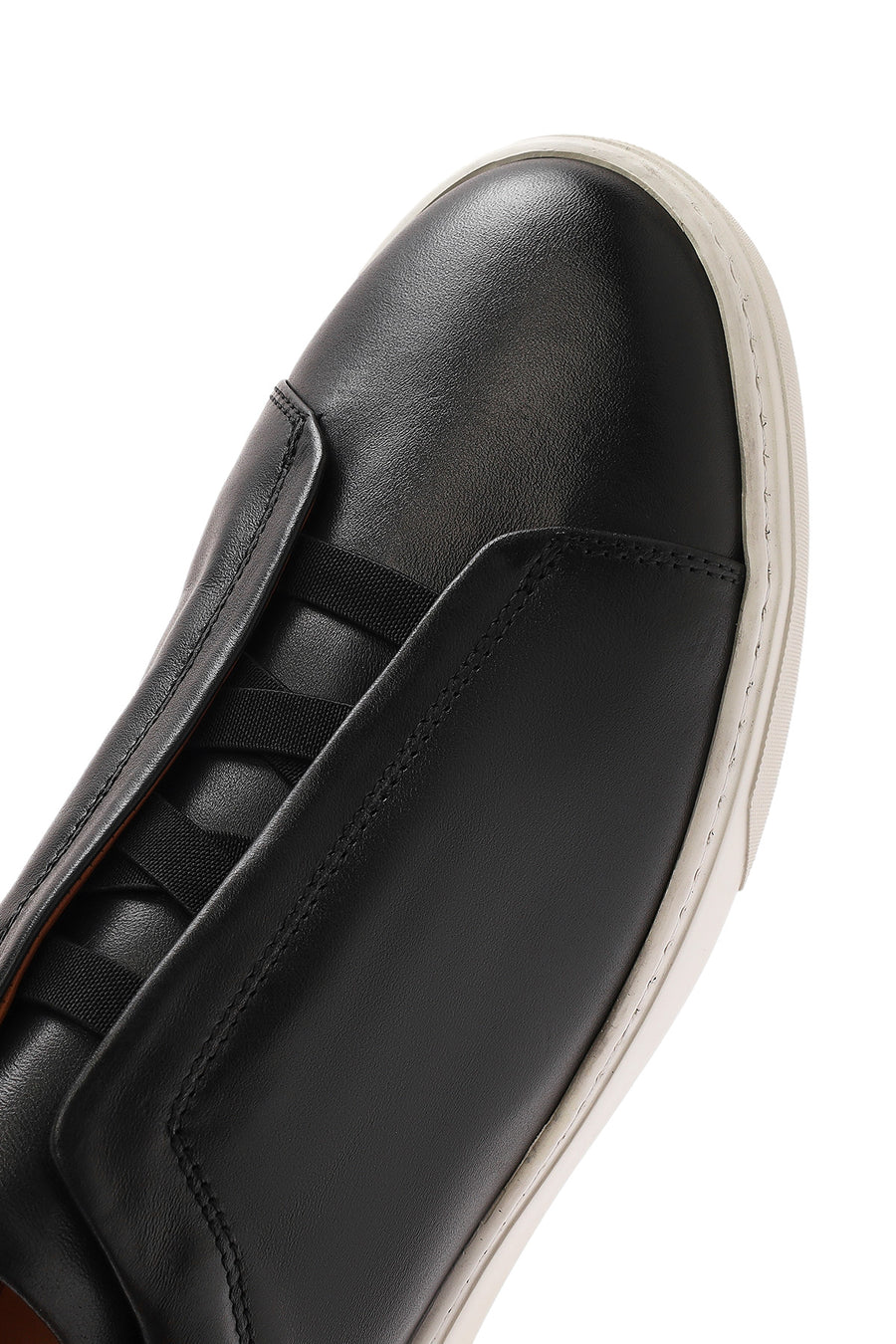Erkek Siyah Deri Sneaker