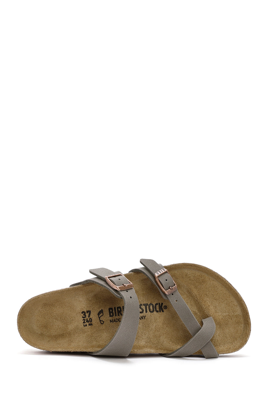 Birkenstock Women's Mink Mayari Bf Flip Flops Nubuck Slippers