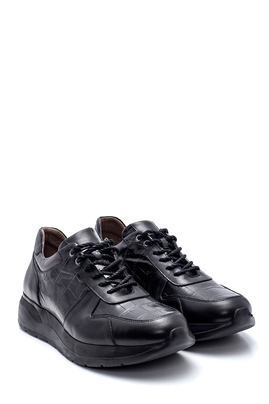 Men's Leather Crocodile Sneaker