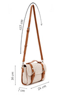 Women's Cream Long Strap Straw Crossbody Bag | Derimod