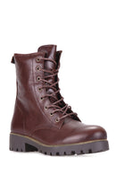 Lace-Up Women's Leather Boots | Derimod