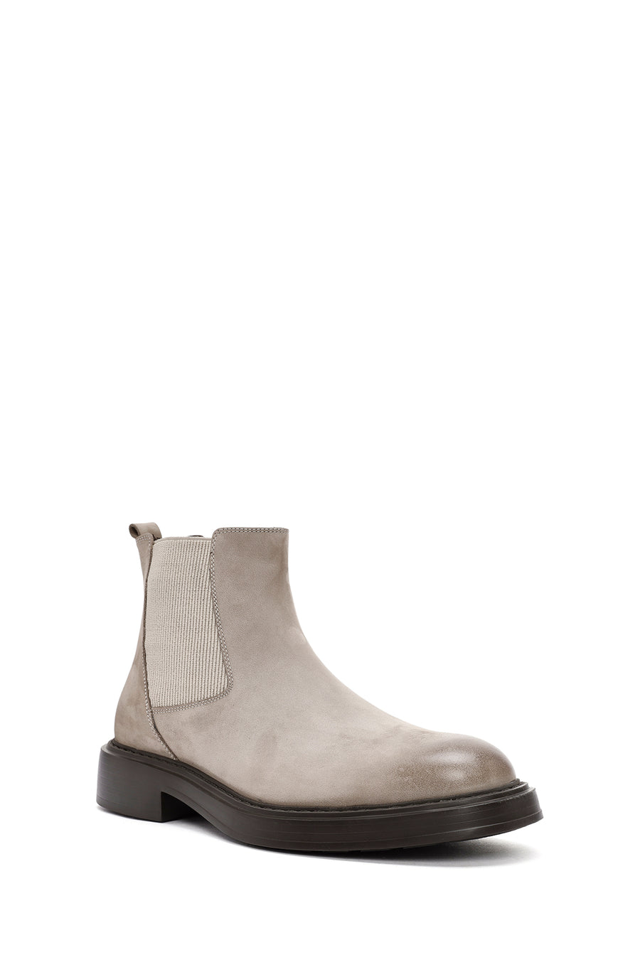 Men's Mink Nubuck Leather Casual Chelsea Boots