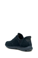 Geox Men Navy U Nebula 2.0 Plus Lace-Up Leather Casual Shoes | Derimod