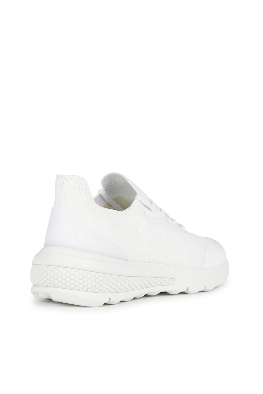 Geox Women's White D Spherica Active Thick Soled Sneaker