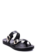 Women's Snake Patterned Flip Flops | Derimod