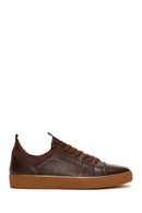 Men's Brown Leather Sneaker | Derimod