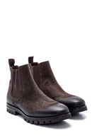 Men's Leather Nubuck Chelsea Boots | Derimod