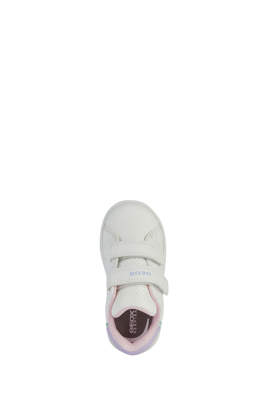 Geox Baby Girl White Eclyper Strappy Leather Sneakers
