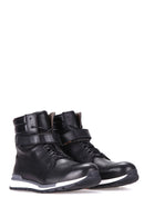 Rubber Sole Men's Leather Boots | Derimod