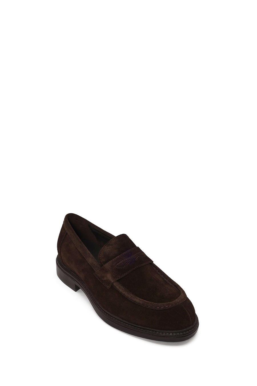 Derimod Black Male Brown Suede Loafer