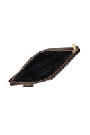 Woman Brown Long-Strap Woven Crossbody Bag | Derimod