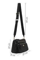Woman Black Long-Strap Crossbody Bag | Derimod