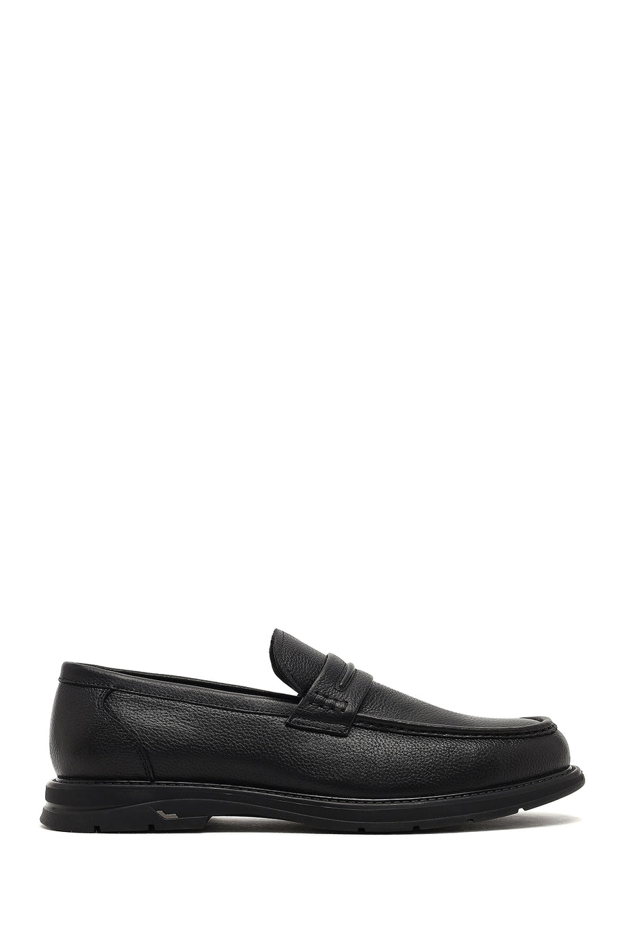 Erkek Siyah Deri Loafer 25WFD696518 | Derimod