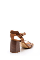 Women's Crocodile Patterned Heeled Shoes | Derimod