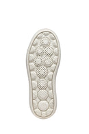 Geox Women's White Spherica Ecub-2 Lace-Up Leather Sneaker | Derimod