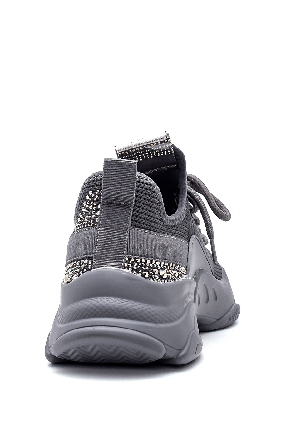 Women's Gray Stone Thick Soled Sneaker