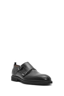 
Men's Black Double Buckle Leather Classic Shoe
 | Derimod