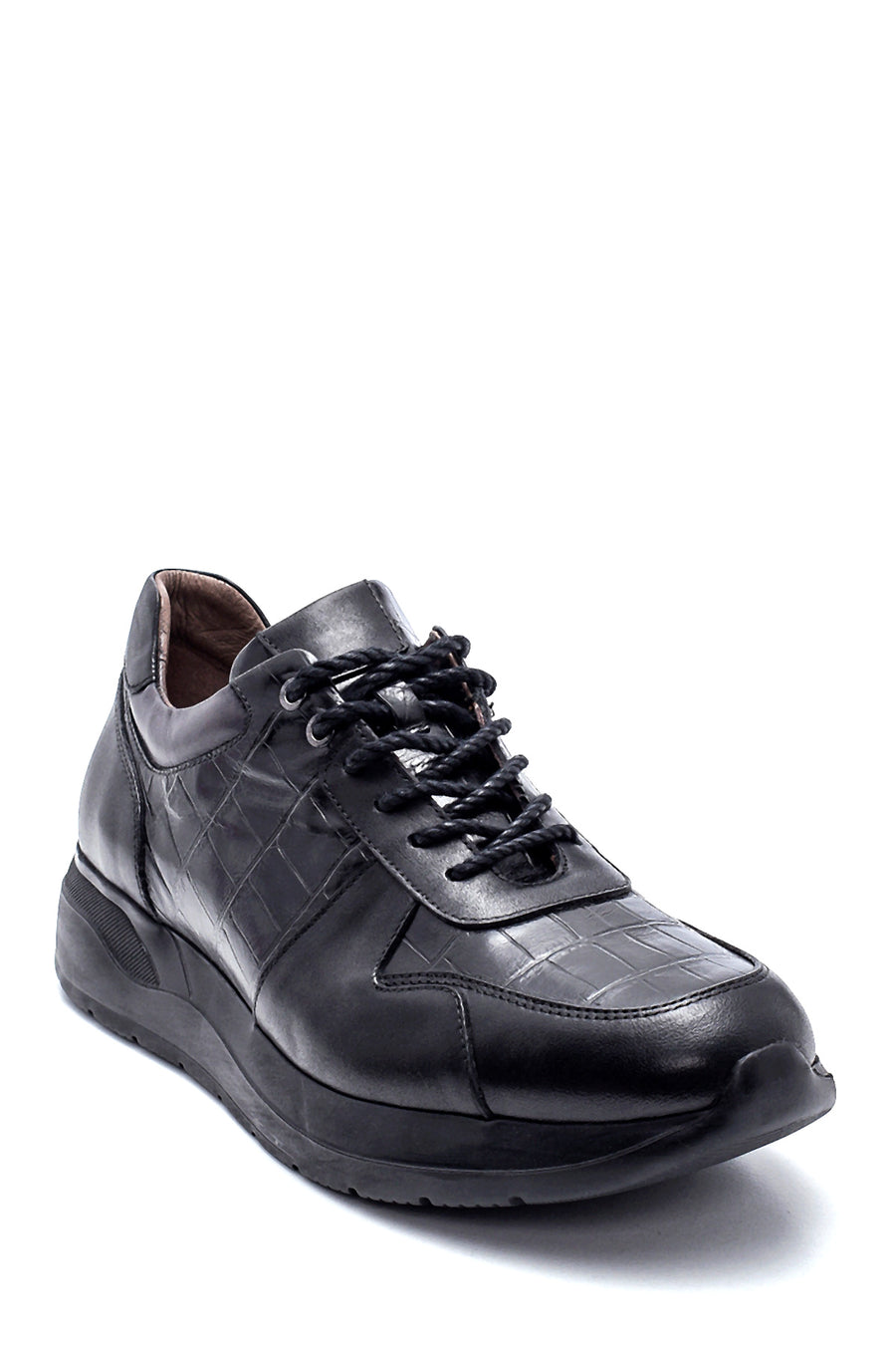 Men's Leather Crocodile Sneaker