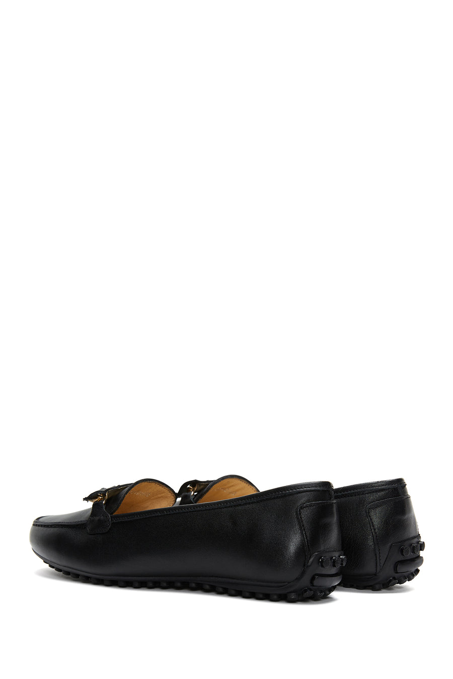 Women's Black Leather Loafer