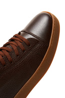 Men's Brown Leather Sneaker | Derimod
