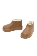 Women's Mink Fur Teddy Boots | Derimod