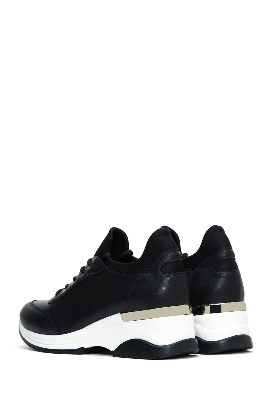 Kadın Siyah Dolgu Topuklu Sneaker
