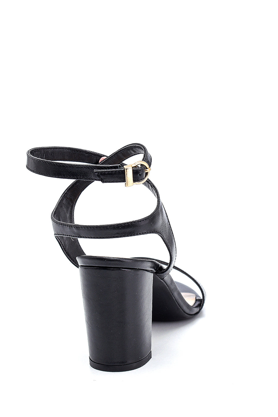 Women's Thick Heeled Leather Sandals