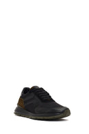 Erkek Yeşil Bağcıklı Deri Sneaker | Derimod