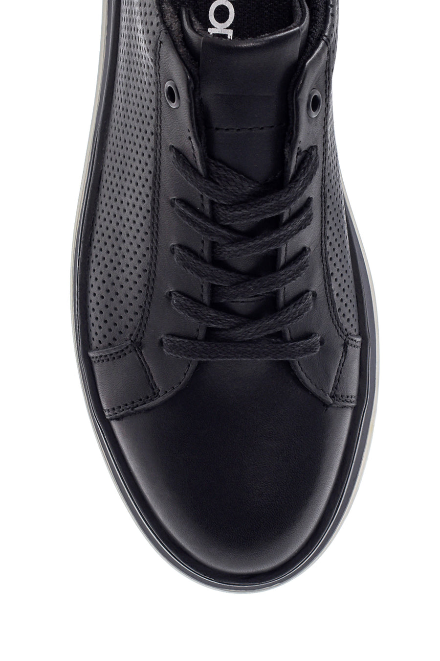 Erkek Deri Delikli Sneaker