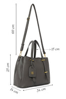 Women's Gray Long Strap Shoulder Bag | Derimod