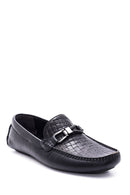 Men's Leather Printed Loafer | Derimod