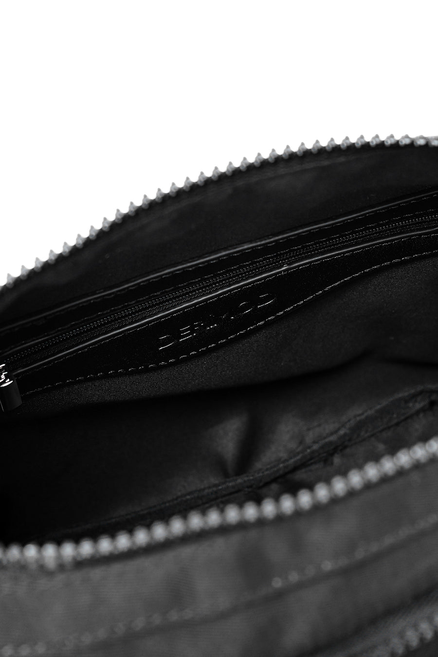 Women's Black Fabric Crossbody Bag