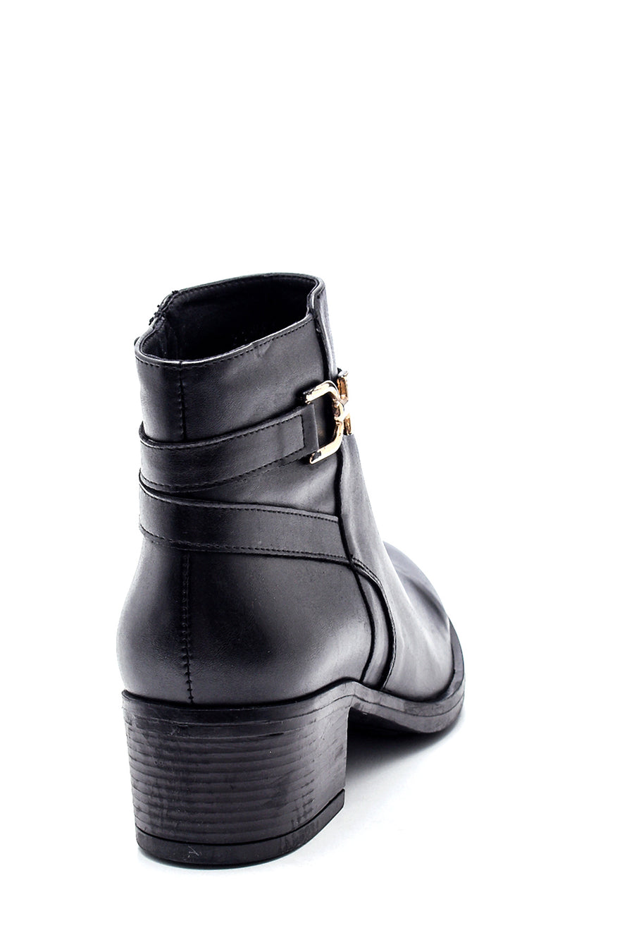 Women's Zippered Mid-Heel Boots