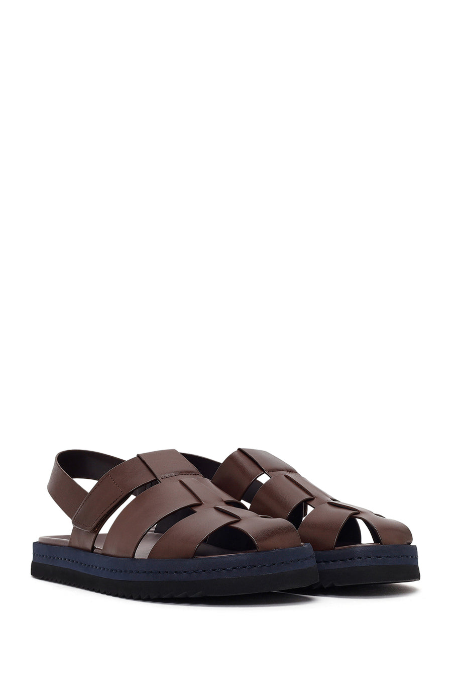 Men's Brown Leather Sandals