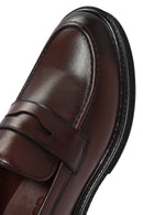 Erkek Kahverengi Deri Casual Loafer | Derimod