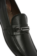 Erkek Siyah Deri Klasik Loafer | Derimod