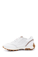 Erkek Deri Desenli Sneaker | Derimod