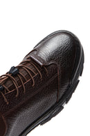 Men's Brown Leather Casual Sneaker | Derimod