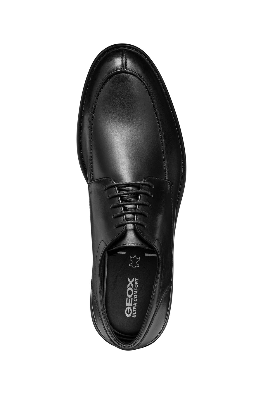 Geox Erkek Siyah Walk Pleasure  Bağcıklı Deri Casual Ayakkabı