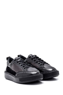 Women's Leather Snake Pattern Sneaker | Derimod