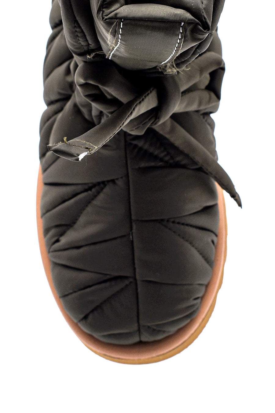 Women's Leather Puffy Boots