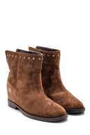 Women's Leather Bead Detailed Boots | Derimod