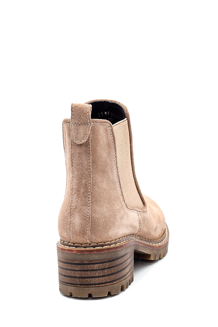 Women's Leather Suede Chelsea Boots