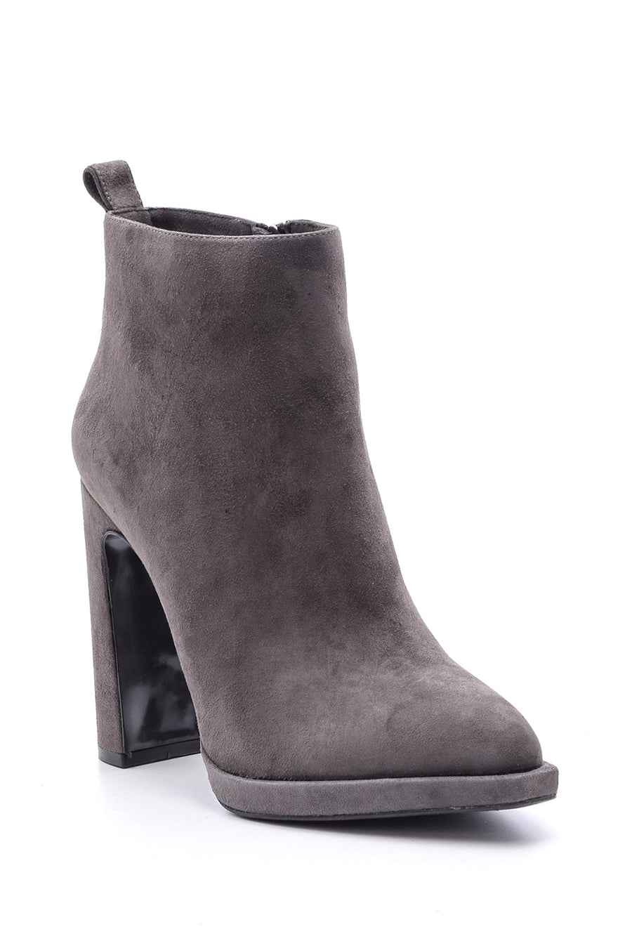 Women's Heeled Suede Leather Boots
