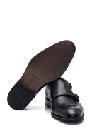 Men's Leather Double Buckle Classic Shoes | Derimod