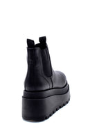 Women's Leather Thick Soled Chelsea Boots | Derimod