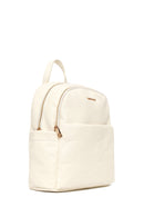 Woman Cream Printed Backpack | Derimod