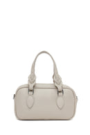 Woman Gray Mini Shoulder Bag with Long Strap | Derimod