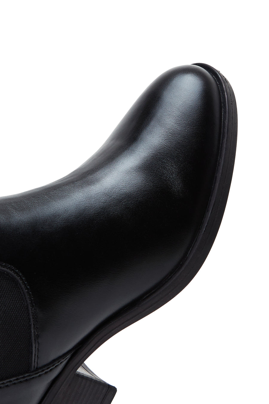 Women's Black Classic Heeled Chelsea Boots